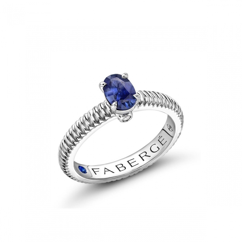 Colours of Love blue Sapphire, Fabergé