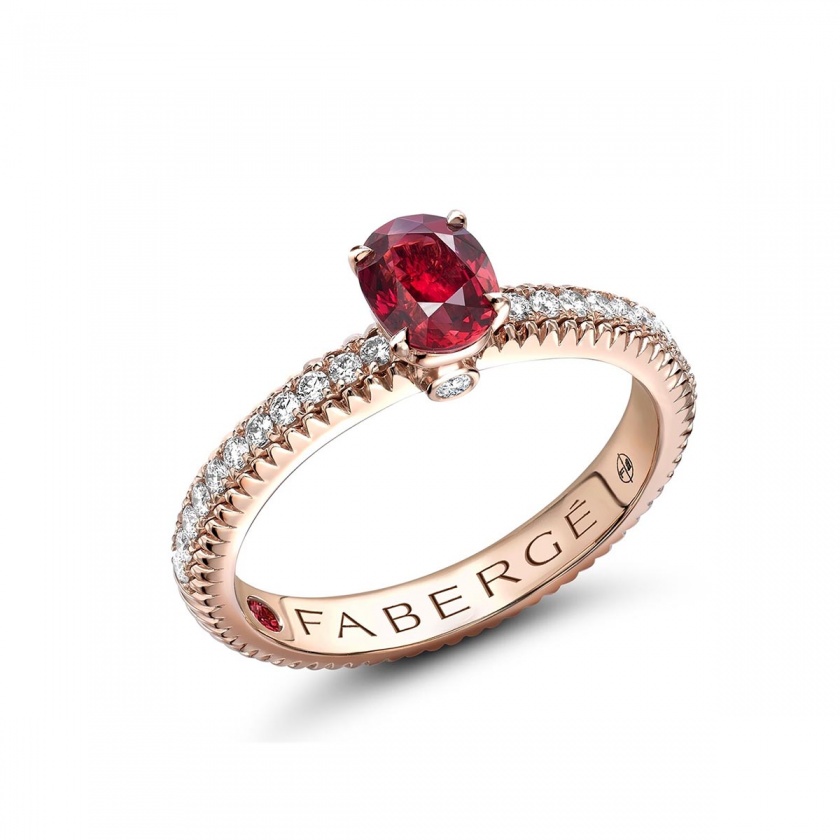 Colors of Love Ruby and Diamonds, Fabergé